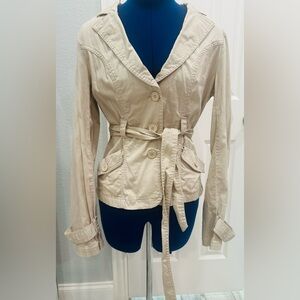 Forever 21: Khaki, button up jacket, Large